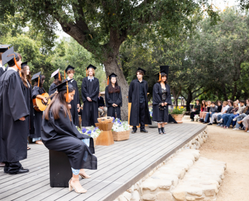 High School Graduates perform Lean on Me by Bill Withers