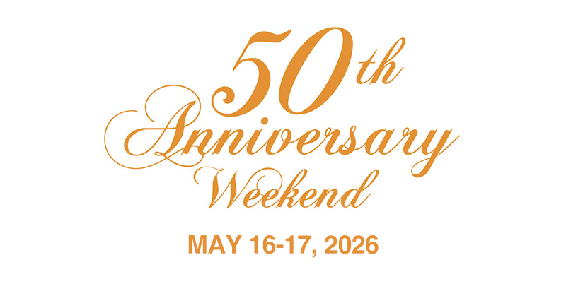 50th Anniversary, May 16-17,2026