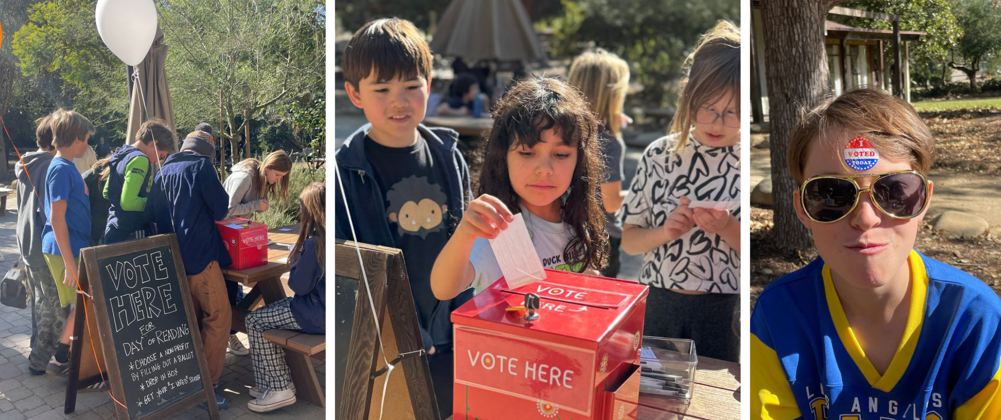Day of Reading, students vote