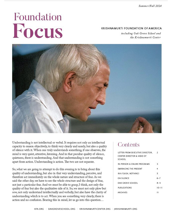 Foundation Focus, Summer-Fall 2024