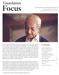 Foundation Focus Summer-Fall 2019