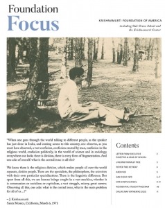 Foundation Focus Summer Fall 2020