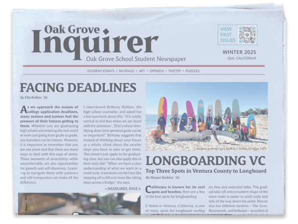 Oak Grove Inquirer Winter 2025 Oak Grove Inquirer Winter 2025