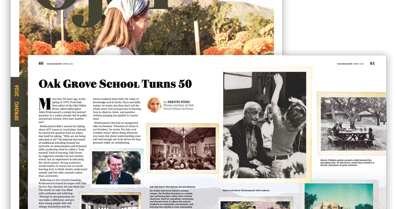 Ojai Magazine 5oth Article