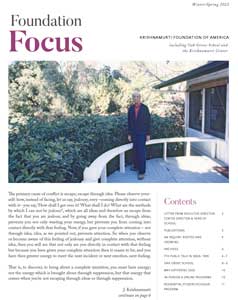 Foundation Focus, Winter/Spring 2022