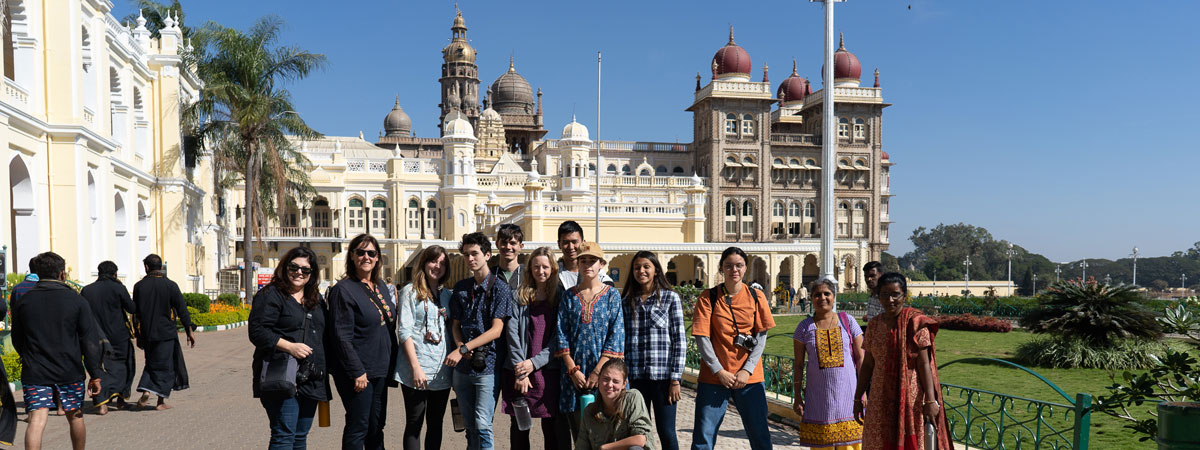 Oak Grove high school seniors in India