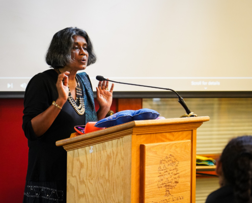 Lizard Talk Geetha podium