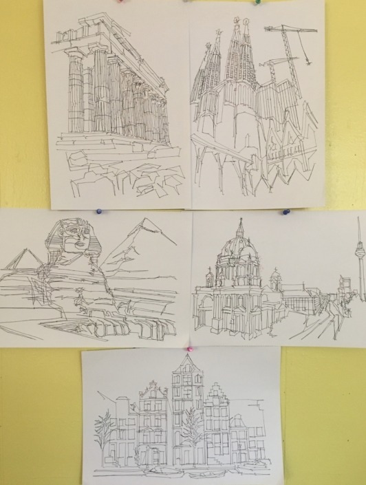 showcase-lola-Series of dot to dot drawings around the world_
